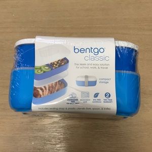 Bentgo Classic All-In-One Bento Lunch Box, 2-Pack Blue